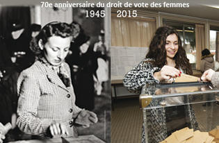 70ème anniversaire du premier vote des femmes 1945- 2015 