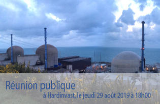 Campagne de distribution de comprimés d'iode stable // Réunion publique à Hardinvast, le 29.08.2019