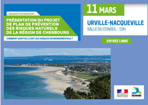Réunion publique présentant le projet de PPRN de la région de Cherbourg