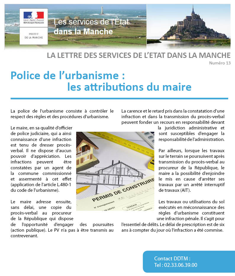 LDE N°13 - Police de l'urbanisme : les attributions du maire