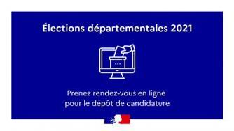 Prise de rendez-vous // Elections départementales - déclarations de candidature